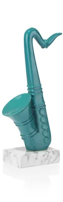Produktbild von CocoMaison "Saxophon" Statue / Skulptur, Musikinstrument 39x10x13,5 cm
