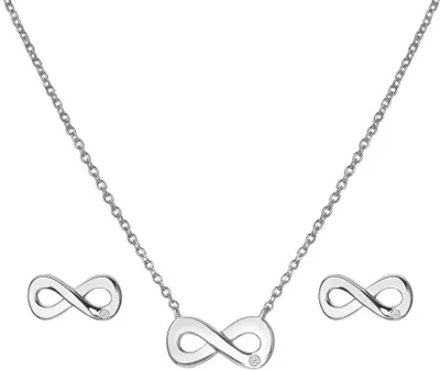 Image de Diamants chauds Amulettes Infinity Set SS141 Schmuck Set