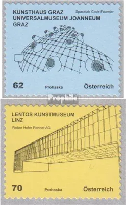 Produktbild von Briefmarken Österreich 2012 Mi 2978-2979 (kompl.Ausg.) gestempelt Kunsthäuser
