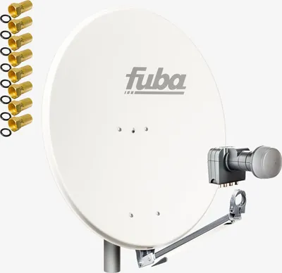 Produktbild von Fuba DAL 804 W Sat Satelliten Anlage Schüssel Quad LNB LMB DEK 417 4 Teilnehmer