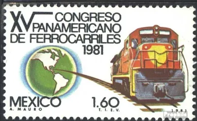 Produktbild von Briefmarken Mexiko 1981 Mi 1770 (kompl.Ausg.) postfrisch Eisenbahnkongreß