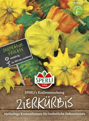 Produktbild von Sperli Zierkürbisse Krallenmischung - Blumensamen