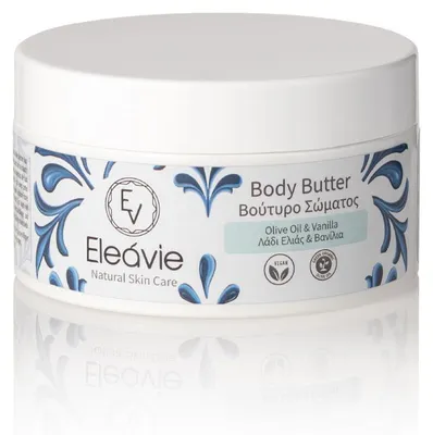 Produktbild von Eleavie Vanille Körperbutter mit Bio-Olivenöl und Sheabutter 200 ml