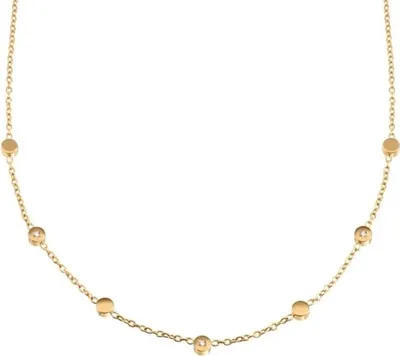Produktbild von BOCCIA Damencollier mit Brillanten Goldplattiert 08075-04
