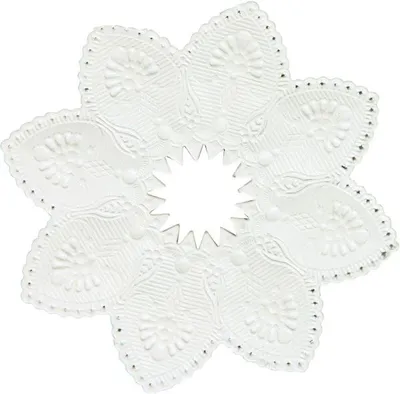 Produktbild von 5x Kerzenmanschetten    weiß | Packung (100 Stück)