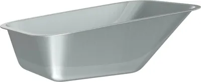 Immagine prodotto di vidaXL Pala di ricambio per carriola argento 88 x 60 x 32 cm acciaio