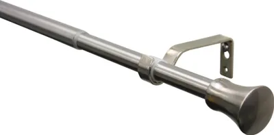 Produktbild von Gardinia Stilgarnitur Konus Ø 16/19 mm, edelstahl-optik, 120 - 210 cm