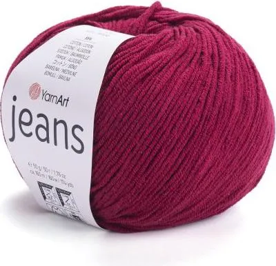 Produktbild von Yarn Art Jeans 66 Claret Strickgarn