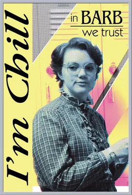 Immagine prodotto di Stranger Things - Poster - Barb + cornice a incastro, Shinsuke® Maxi in plastica argento, lastra in acrilico