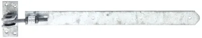 Zdjęcie produktu dla Alberts 318277 Zawias żaluzjowy, prosty, zaokrąglony, regulowany w zakresie 30 mm, ocynkowany ogniowo, 460 x 40 mm