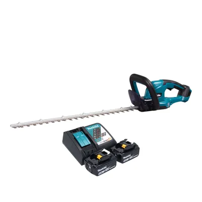 Produktbild von Makita DUH 607 RT2 Akku Heckenschere 18 V 60 cm + 2x Akku 5,0 Ah + Ladegerät