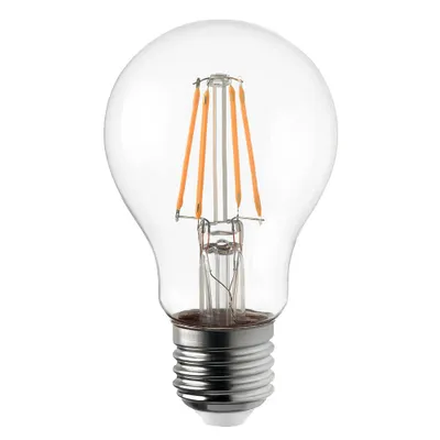 Produktbild von LightMe LED Filament Leuchtmittel Birnenform A60 7W = 60W E27 klar 810lm warmweiß 2700K DIMMBAR