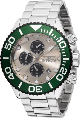 Immagine prodotto di Invicta Grand Diver 48587 Orologio da Uomo - Movimento al Quarzo - Acciaio Inossidabile con Quadrante Beige - 52 mm