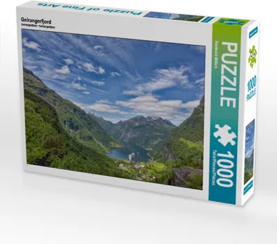 Produktbild von Calvendo Geirangerfjord 1000 Teile Puzzle quer 640x480mm, Wittich Reinhold; 7458954