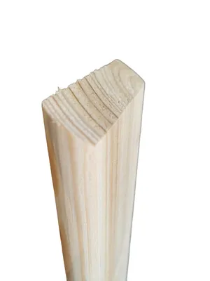 Obrázek produktu pro Plotová latě 2x9x50 cm, sibiřský modřín, tvar B