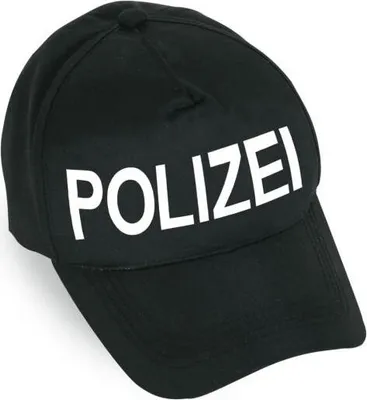 Produktbild von Herren Kinder Polizei Basecap Mütze Caps Karneval Fasching Party Gr. 55 - 60 cm