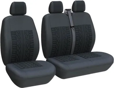 Produktbild von Sitzbezüge für Transporter, universal, 2-teilig, schwarz