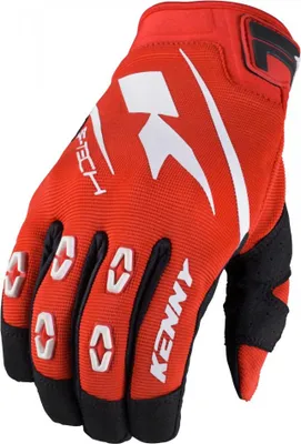 Productafbeelding van KENNY RACING SF-TECH handschoenen, rood, model Enduro, kleuren: rood/wit/zwart, maat S