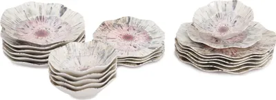 Image de Hermia Concept, GBSNES24Y41001159, Services de table, Service de table (24 pièces), Multicolore, Porcelaine, 25 x 25 x 2 cm