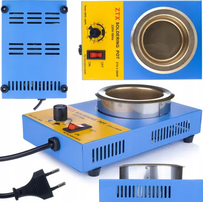 Zdjęcie produktu dla Rosfix Tygiel Lutowniczy 31-C 280W – Szybkie Nagrzewanie | Zakres Temperatury 100–550°C | Zbiornik na Cynę 80mm