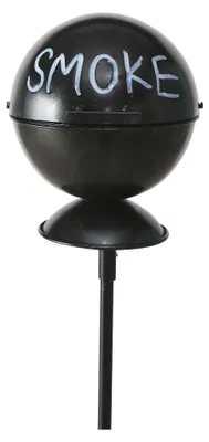 Produktbild von Boltze Sturmaschenbecher Aschenbecher Schwarz Weiß Eisen Aschensammler 3852200