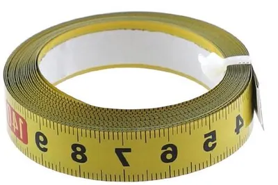 Productafbeelding van Zelfklevend Meetlint - Meetband Werkplaats - Precisie Meten - Sterke Lijm - 2 Meter - Zilver