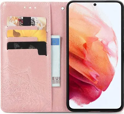 Immagine prodotto di imoshion Libreria Mandala per Samsung Galaxy S21 FE - Oro rosa