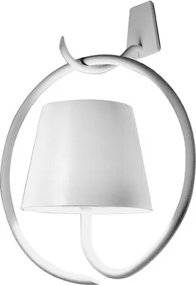 Immagine prodotto di Lampada a led da Parete con Gancio Poldina Bianca ricaricabile e dimmerabile con batteria fino a 12 ore