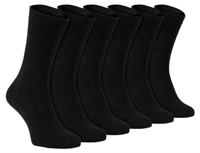 Produktbild von Sock Snob - 6er Pack Herren 100 Baumwolle Socken Ohne Gummi Extra Breit