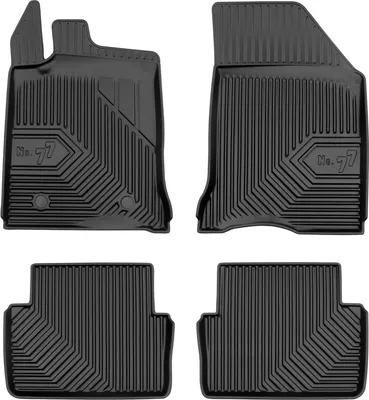 Produktbild von Fußmatten Gummimatten No.77 für Renault Laguna II 2001-2007 TPE Schwarz 4 tlg