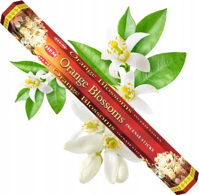 Produktbild von HEM Orangenblüten Sechseckige Räucherstäbchen