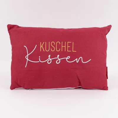 Produktbild von weihnachtliches Kissen Cosy XMAS Kuschelkissen rot 25x40cm Geschenk für Dich