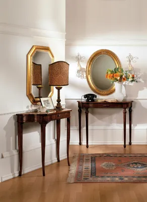 Produktbild von Konsolentisch Design Möbel Stil Barock Holz Italienische Tisch Tische Couchtisch