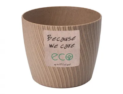 Immagine prodotto di Nohel Garden Coprivaso MIKA ECO WOOD plastica d23x20cm
