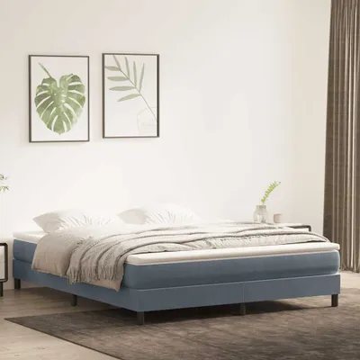 Zdjęcie produktu dla Maison Exclusive - Łóżko typu Box Spring bez materaca Ciemnoszary 180x220 cm