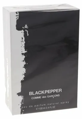 Produktbild von Comme Des Garcons Blackpepper, Männer, 100 ml, Flüssiges Parfüm, Zedernholz, Pfeffer, Adlerholzbaum, Patschuli, Tonka-Bohne, Moschus