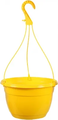Obrázek produktu pro Květináč závěsný COLOR MAL plastový žlutý lesklý d25cm