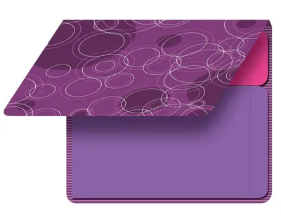 Produktbild von 80x Haftnotizen im Etiketten-Block Lila/Pink