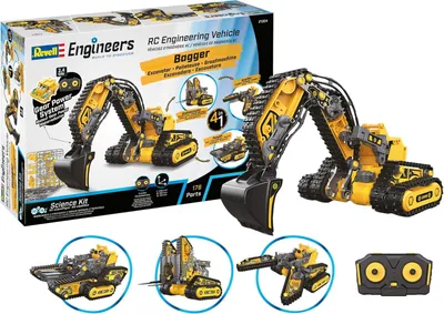 Immagine prodotto di Revell Engineers 21304 Veicolo ingegneristico 4in1 Elettrico RC Kit Modello Funzionale