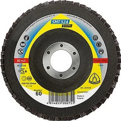 Produktbild von K. Schleifscheibe SMT324 125 P 60 Extrakonvex