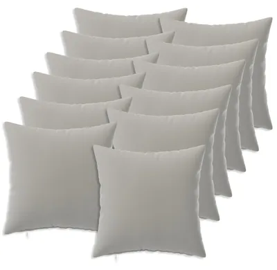 Produktbild von vidaXL Kissenbezug 12 pcs HEERLEN Grau 50 x 50 cm Polyester