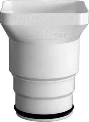 Zdjęcie produktu dla syfon lejkowy airfit PP Airfit PlusDN 50 - 125, z powiększonym obszarem wlotu Obszar wlotu