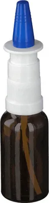 Produktbild von Nasenspray Pumpzerstäuber auf 20ml Braunglasfläsch, 1 St