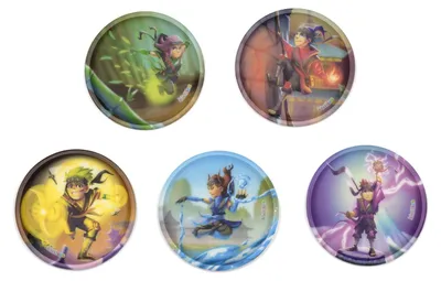 Produktbild von ergobag Kletties-Set Ninjas