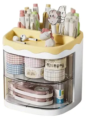 Obrázek produktu pro Multifunkční organizér na make-up se zásuvkami