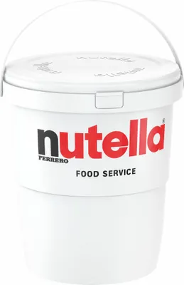 Zdjęcie produktu dla Nutella w plastikowym wiaderku XL z praktycznym uchwytem do przenoszenia 3 kg