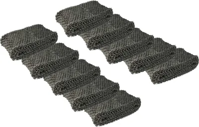 Produktbild von vhbw 10x Filter kompatibel mit Philips HU4816, HU4813/10, HU4816/10, HU4814/10 Luftbefeuchter - Luftfilter, Vliesfilter, Grau