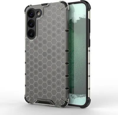 Produktbild von Schutzetui Honeycomb für Samsung Galaxy S23+ - Robuste Hybrid-Schutzhülle in Schwarz