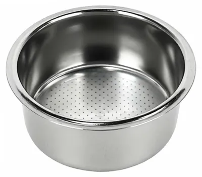Kaffeefilterkorb 51 mm, Edelstahl, Einzellagig, für Siebträger
