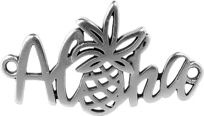 Produktbild von Minott Schmuck Anhänger | Aloha Ananas aus Messing, versilbert 35150